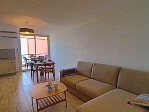 TV, table tennis - Beautiful 2-room with aircon and parking, sea-facing (Sète)