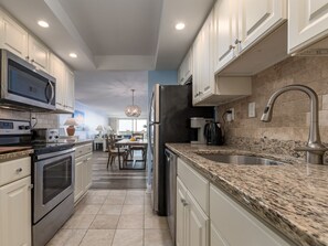 Microwave, dishwasher