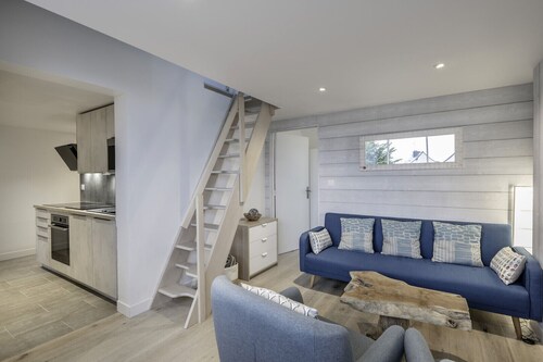 600m from the beach, duplex for 4