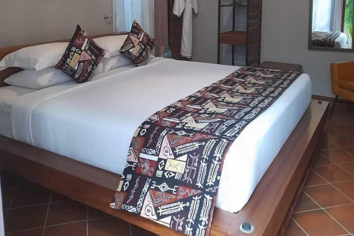 ダブルルーム | セーフティボックス (室内)、防音設備、WiFi (無料)、ベッドシーツ