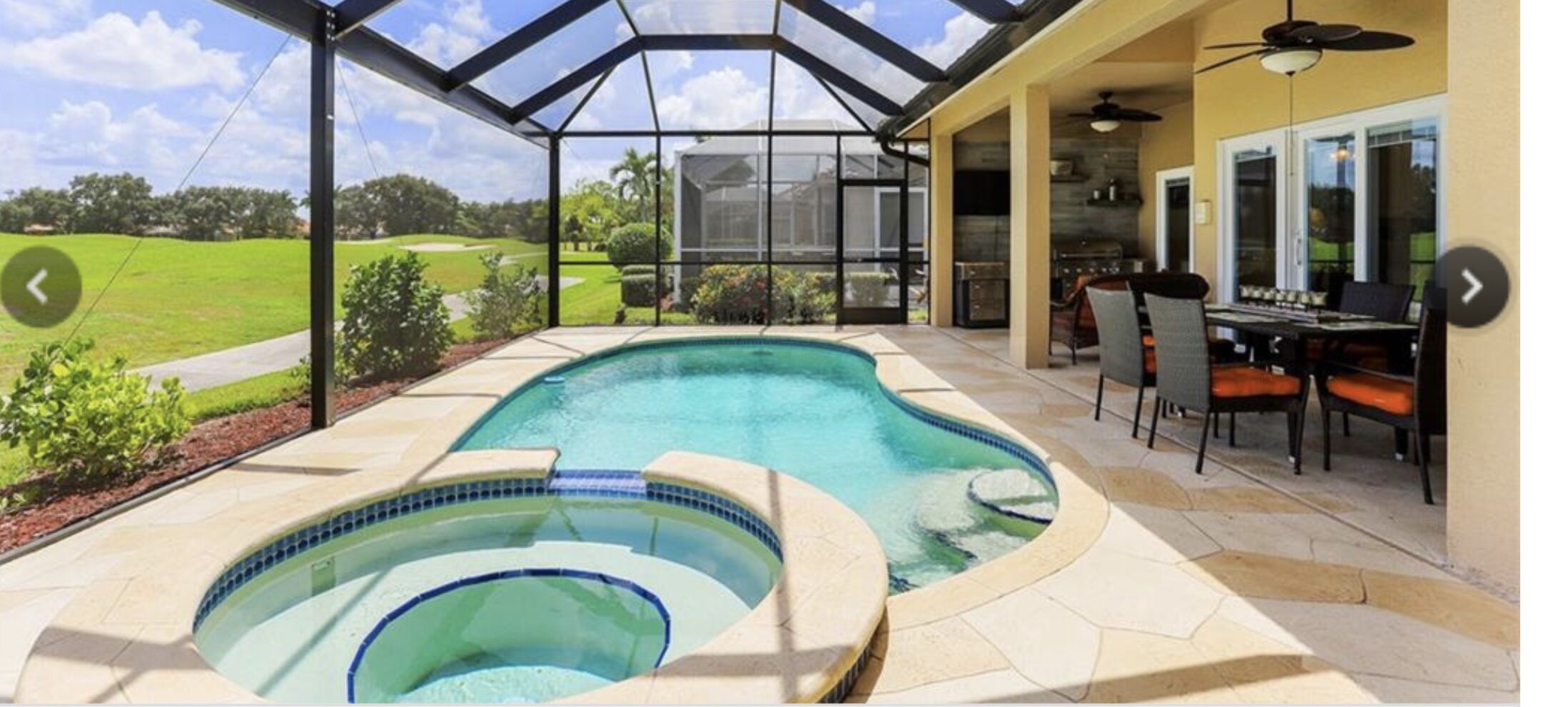 Luxurious home with stunning golf course views and private swimming pool & spa