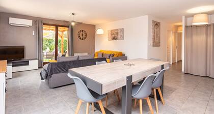 GiteLesTournesols 3ch,4lits3Queen size clim parking jardin wifi Toulouse blagnac