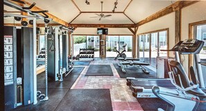 Fitness facility - 60 steps to private beach access-4BR home-Gulf Views-gated community (Santa Rosa Beach)