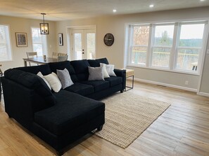 TV, fireplace, Netflix, table football