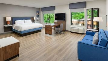 Estúdio, 1 cama King, vista para a cidade | 1 quarto, cofres nos quartos, escrivaninha