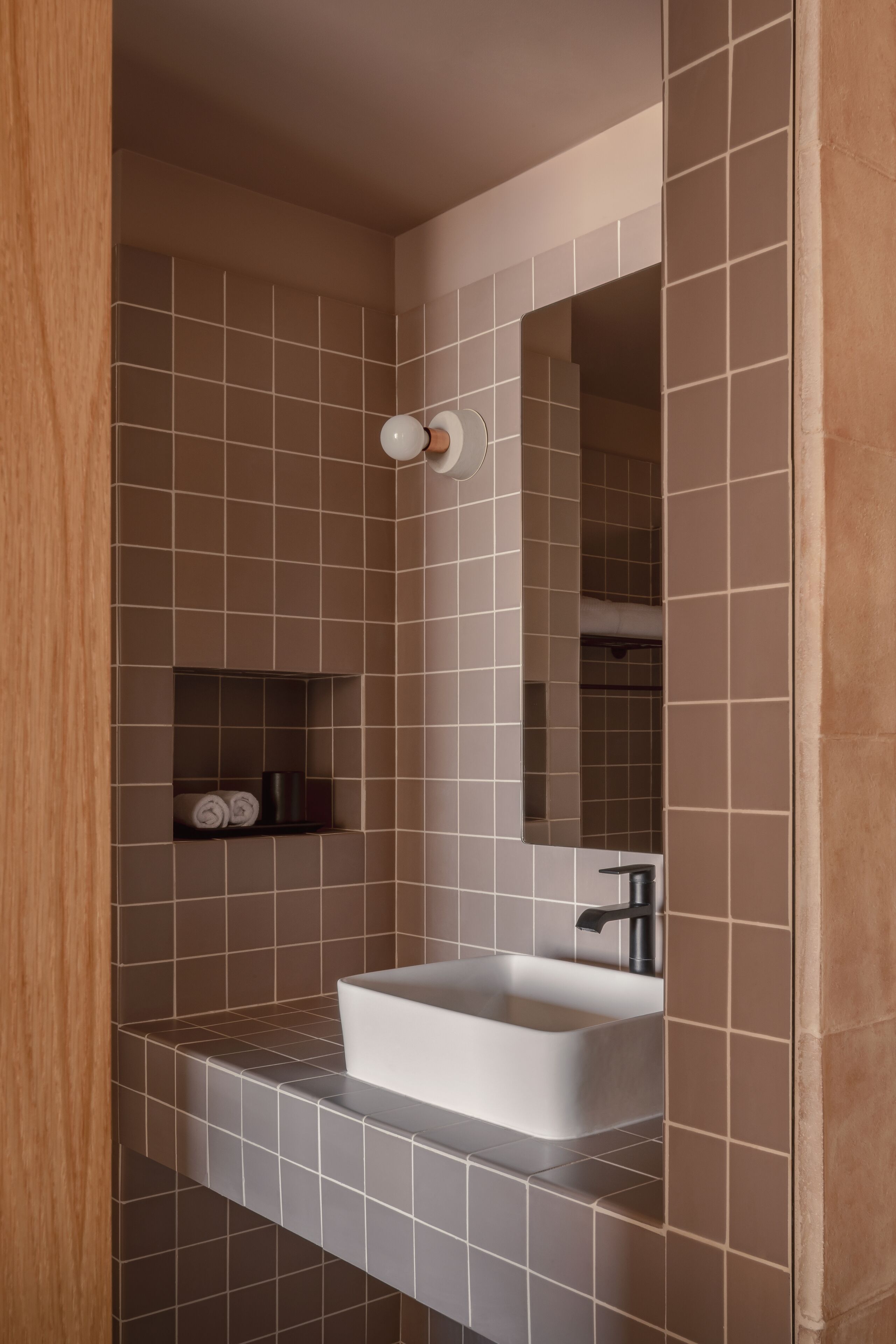 shower, rainfall showerhead, hair dryer, bathrobes