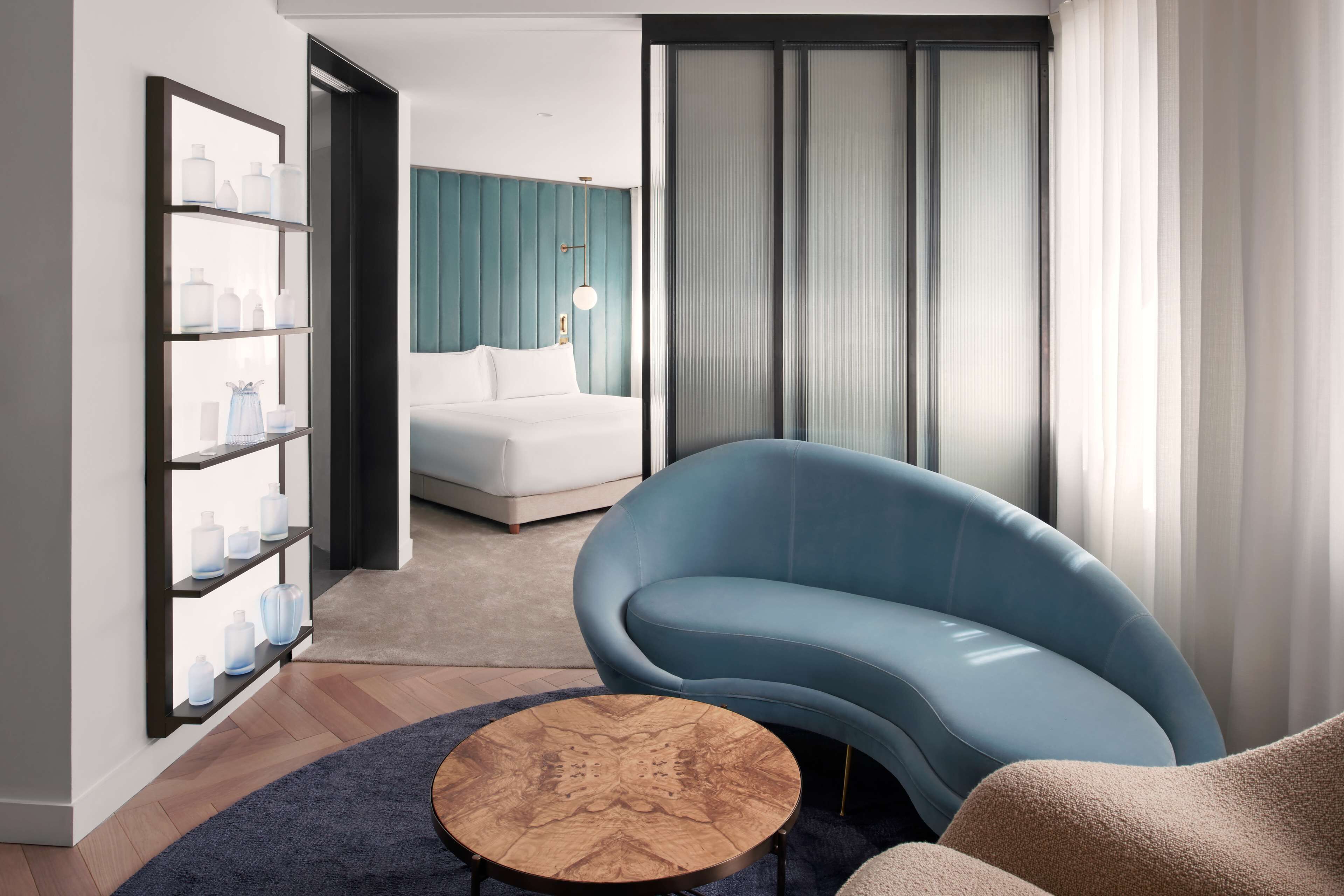 suite, 1 bedroom | living area | 49-inch smart tv with digital channels, tv