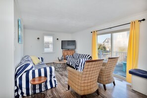 Flat-screen TV, foosball