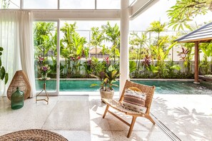 Pool - Modern Private Villa, 2 BR, Canggu With Staff (Canggu)