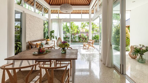 Villa, 2 Bedrooms, Smoking, Private Pool | Living room - Modern Private Villa, 2 BR, Canggu With Staff (Canggu)