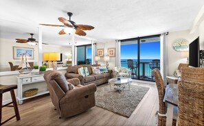 Flat-screen TV, DVD player, offices