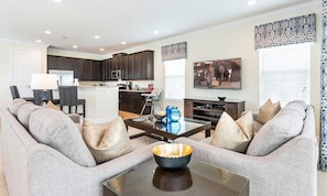 TV - Rent Your Own Orlando Villa with Large Private Pool on Encore Resort at Reunion, Orlando Villa 4374 (Kissimmee)