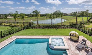 Una piscina climatizada