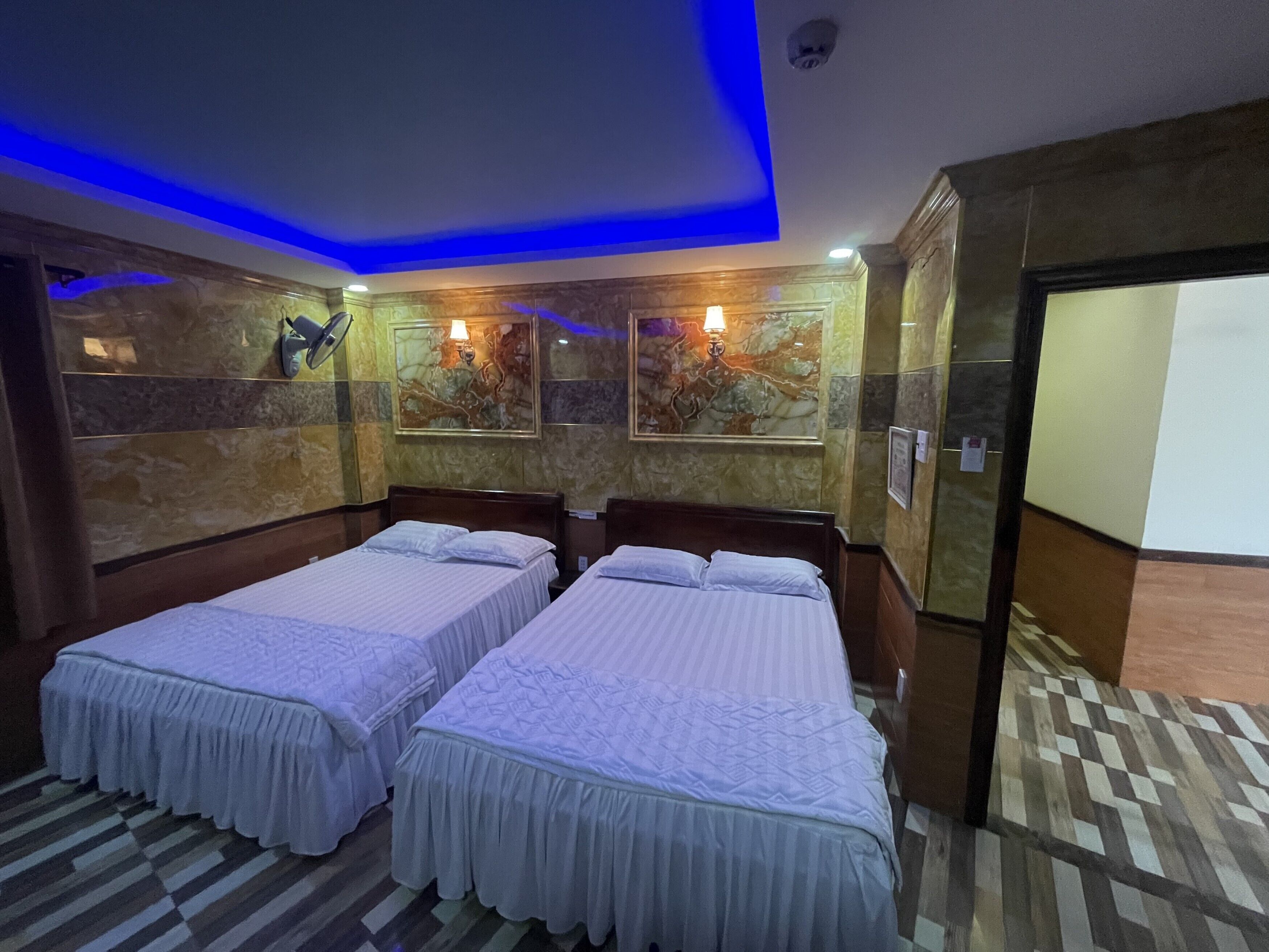Desk, WiFi (free), bed sheets