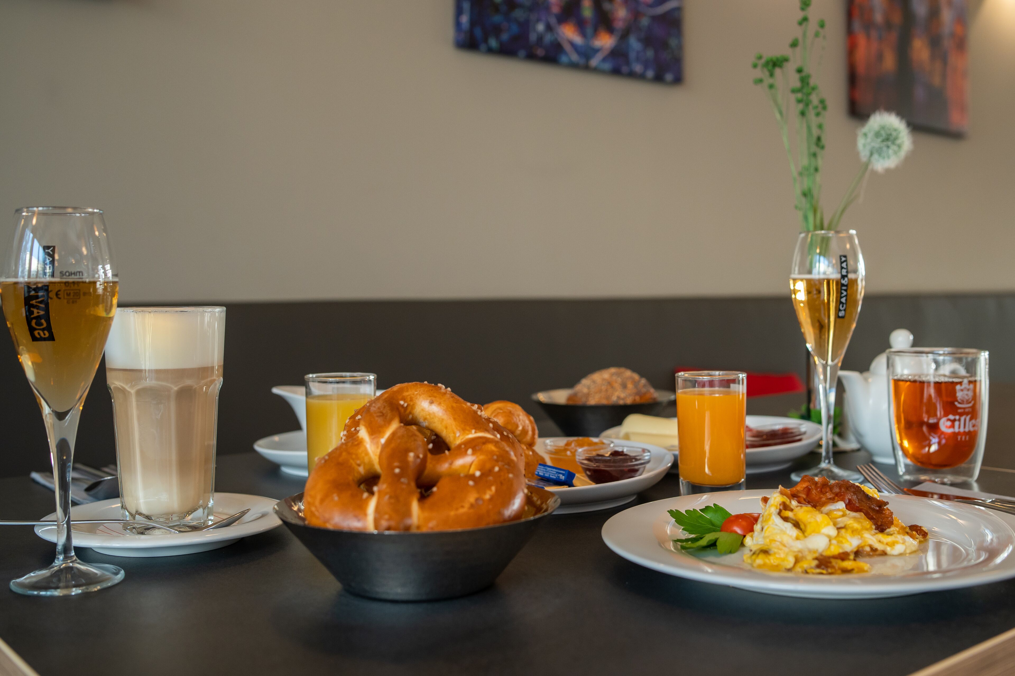 daily buffet breakfast (eur 12.00 per person)