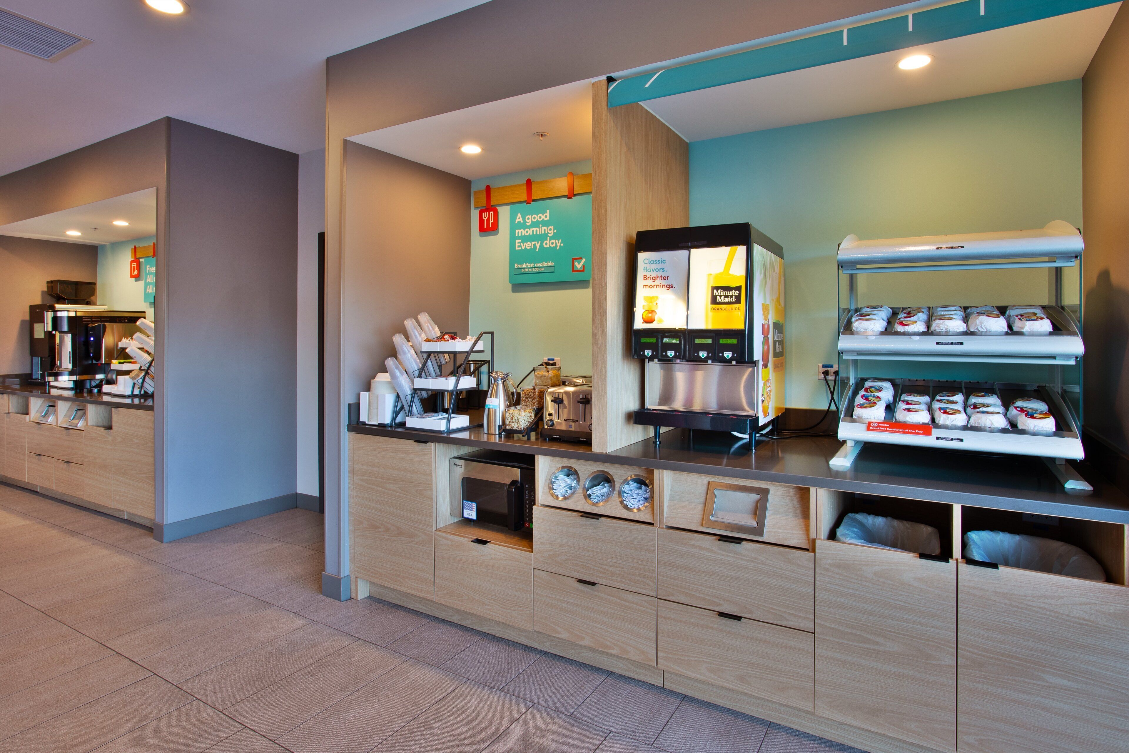 free daily on-the-go breakfast