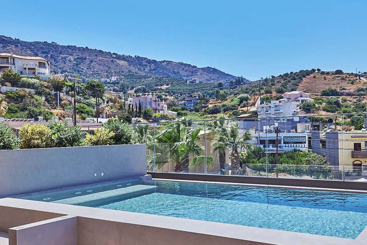 Aquamarine Suite with Outdoor Heated Plunge Pool & Hydromassage | Vista a la montaña