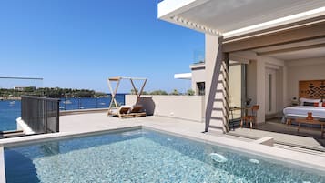 Amber Suite with Plunge Pool & Sea View | Terrasse/Patio