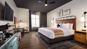 Premium bedding, pillowtop beds, in-room safe, desk