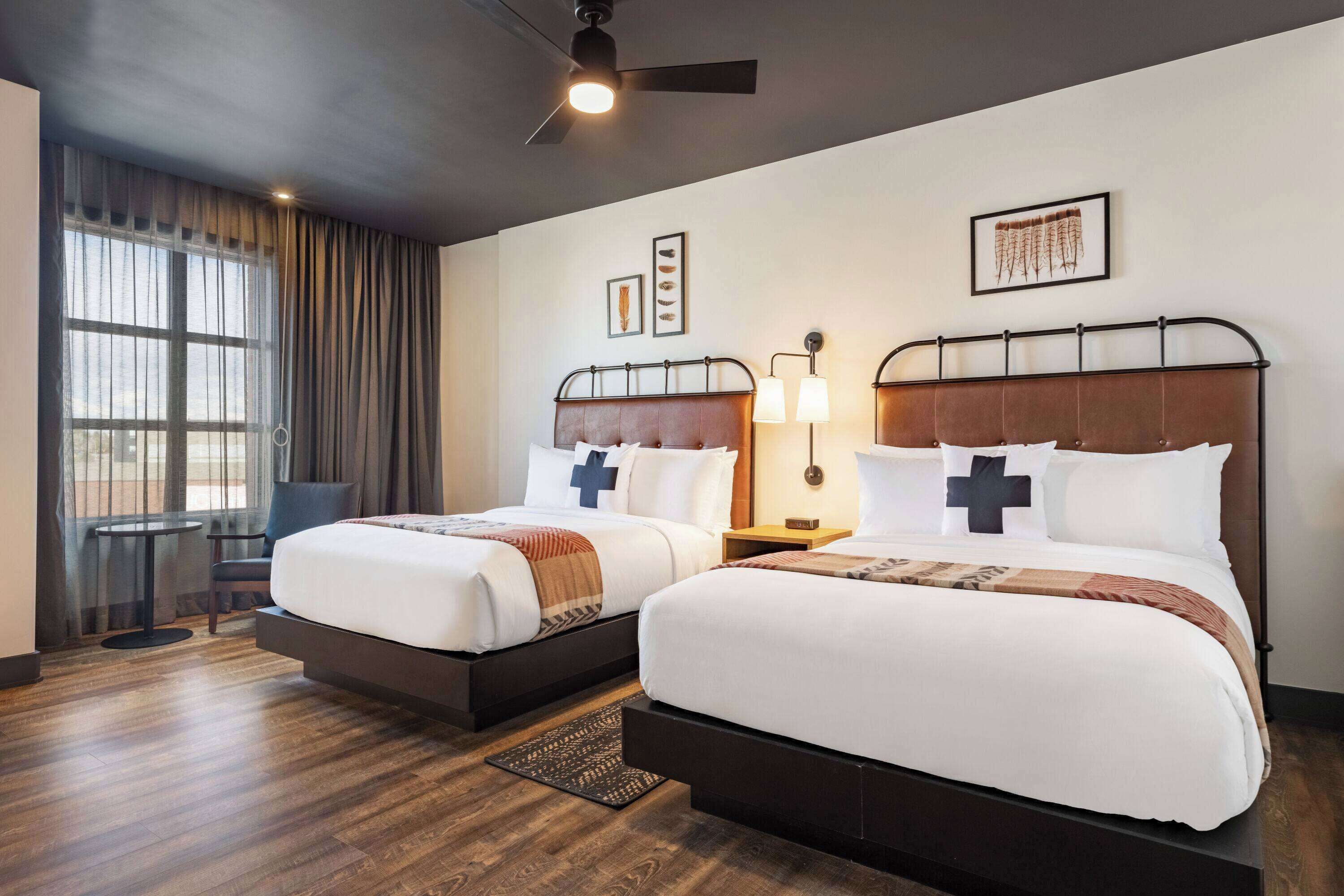 premium bedding, pillow-top beds, in-room safe, desk