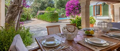 Opções para refeição ao ar livre