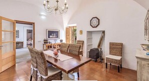 Dining - Charming stone clad family villa with pool La Font (Pollensa / Pollença)