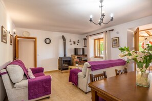 Cheminée, lecteur de DVD