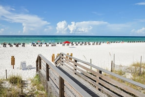 On the beach