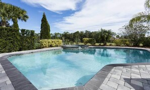 A heated pool - 5 Star Villa on Orlando’s most Exclusive Reunion Resort and Spa, Orlando Villa 4598 (Orlando)