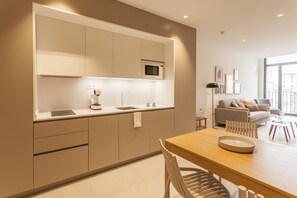 Family Apartment, 1 Bedroom | Private kitchen