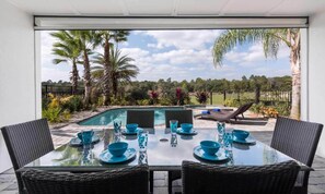 Outdoor dining - The Perfect Villa with a beautiful Private Pool, Orlando Villa 4610 (Kissimmee)