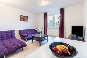 Living area - New Apartment for 4 people (1 bedroom) - Umag - 1 floor  (Umag)