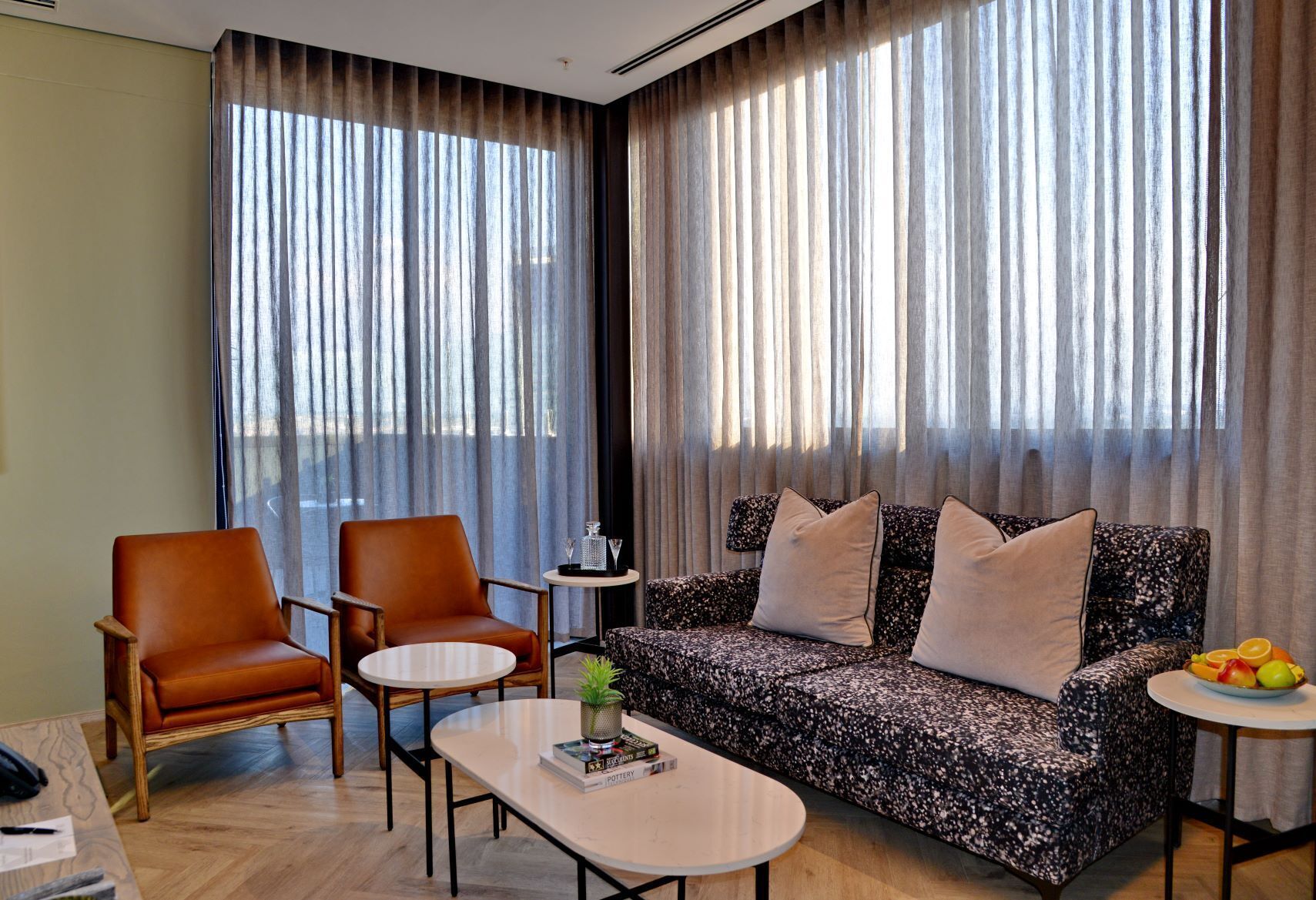 standard suite | living area | 49-inch smart tv with satellite channels, tv