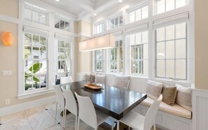 Dining - Luxury Rosemary Home + Guest House, Pool & 3 Bikes (Rosemary Beach)