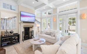 Smart TV, fireplace, offices