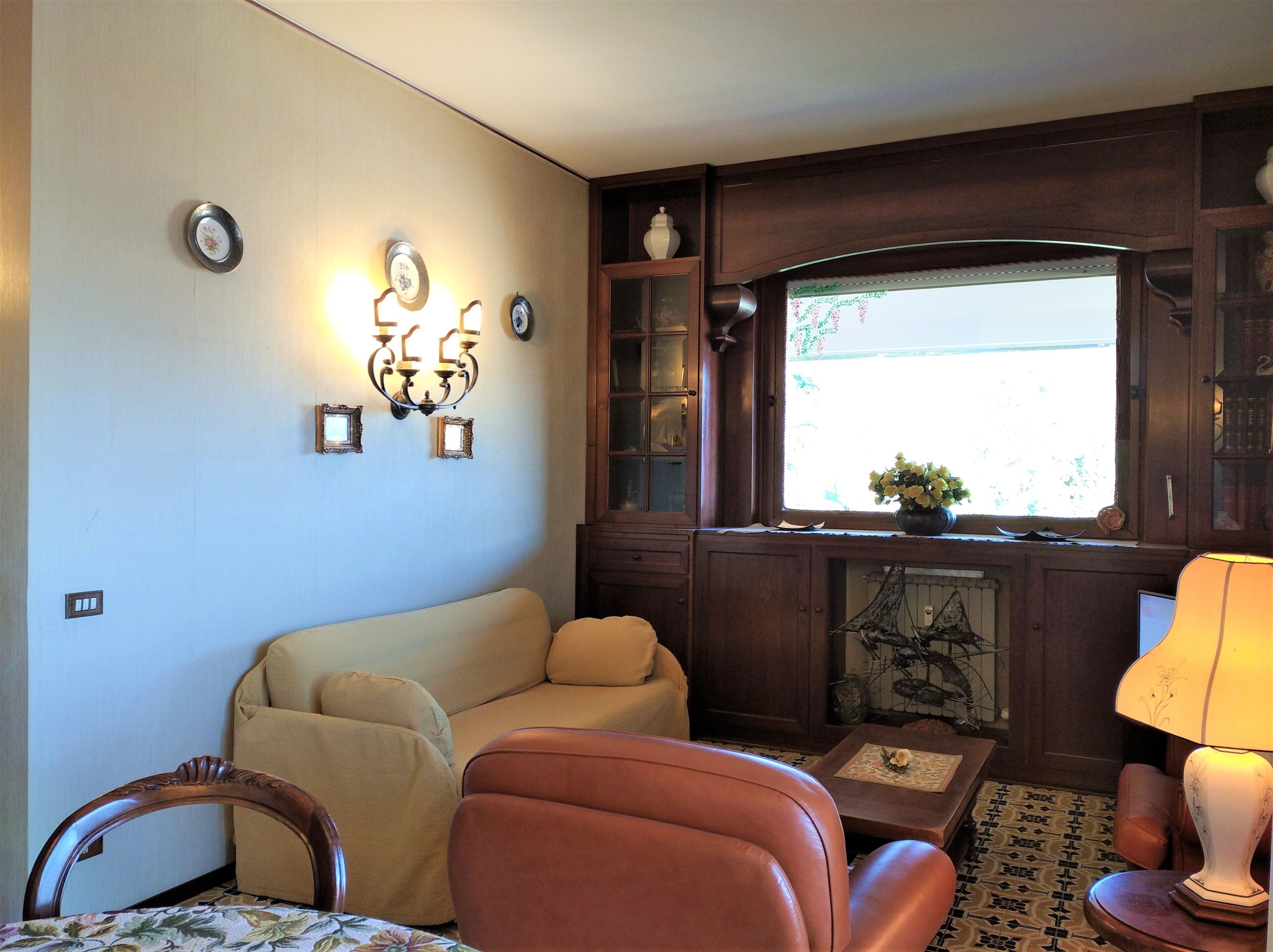 Apartment | Living room | 36-inch flat-screen TV with cable channels, TV