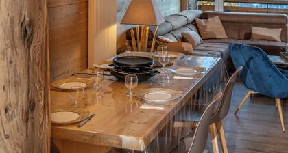 Spacious south-facing 3-room apartment for 6 people with garage