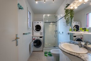 Hair dryer, towels - Swan - Appartement avec balcon proche plage Mers-les-Bains (Mers-les-Bains)