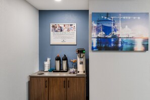 Servering af kaffe
