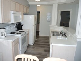 Villa, 2 Bedrooms | Private kitchen | Fridge, coffee/tea maker