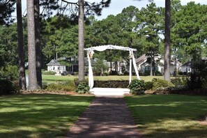 Condo, 1 Bedroom | Property grounds - Golf Course View Condo 1606M at Brunswick Plantation with Full Kitchen by RedAwning (Calabash)