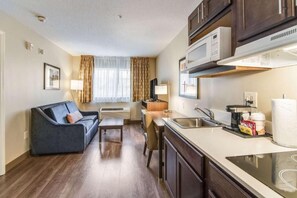 Full-sized fridge, microwave, dishwasher, coffee/tea maker - MainStay Suites Columbus near Fort Benning (Columbus)
