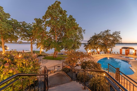Indoor pool, seasonal outdoor pool