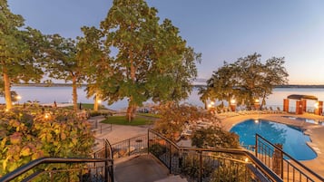 Indoor pool, seasonal outdoor pool