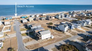 Enjoy access to the beach from this residential area with a mix of single and multi-story homes.