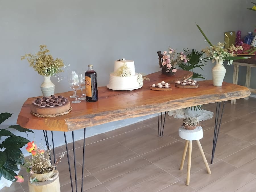 Utendørs bryllupsområde