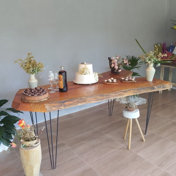Outdoor wedding area - João de Barro Hospedagem (Palmeiras)