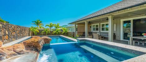 Una piscina climatizada
