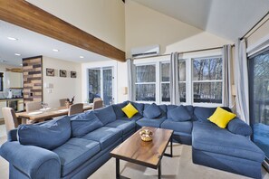 Smart TV, fireplace, video games, Netflix