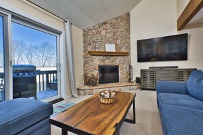 Smart TV, fireplace, video games, Netflix